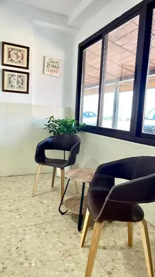 Zona de estar de Hostal Carlos III