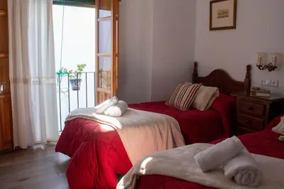 Cama o camas de una habitación en La Tesela