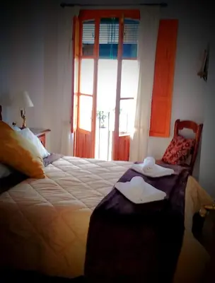 Cama o camas de una habitación en La Tesela