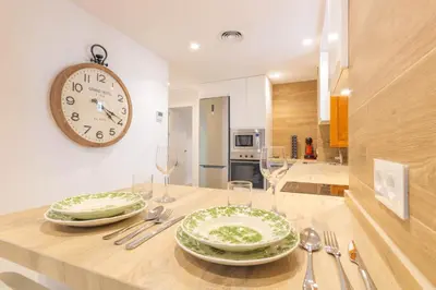 Una cocina o zona de cocina en Apartamento La Cuadra en Centro Cordoba