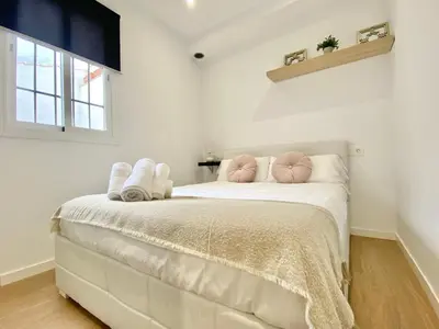 Cama o camas de una habitación en Apartamento Villa María III