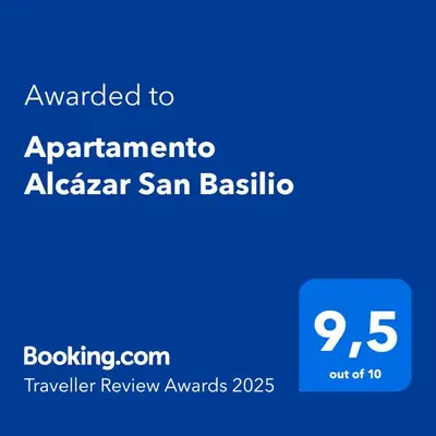 Certificado, premio, señal o documento que está expuesto en Apartamento Alcázar San Basilio