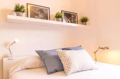 Cama o camas de una habitación en Apartamento Anais Centro Sevilla