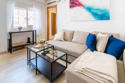 Zona de estar de Apartamento a 500m de la Judería con Parking