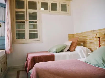 Cama o camas de una habitación en Carmona Center Apartment