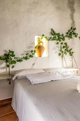Cama o camas de una habitación en La Tahona (Cortijo Andaluz en las montañas)