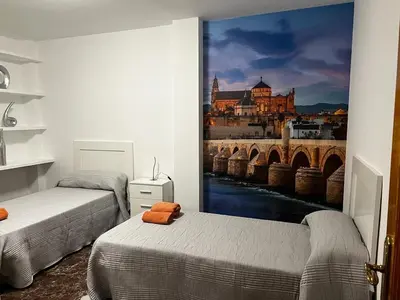 Cama o camas de una habitación en GRACIA