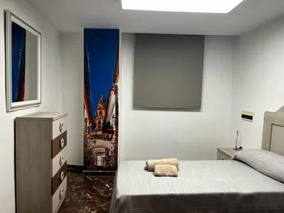 Cama o camas de una habitación en GRACIA
