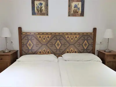 Cama o camas de una habitación en Lumbreras V Apartamento Alameda Sevilla
