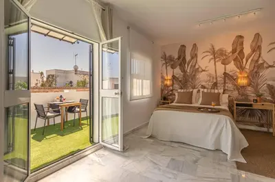 Un balcón o terraza de AvantiStays Alameda Sky Terrace, DISFRUTALO