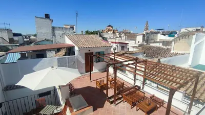 Un balcón o terraza de Apartamentos El Aljibe Relax Tourist Cordoba