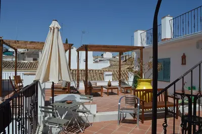 Un balcón o terraza de Apartamentos El Aljibe Relax Tourist Cordoba