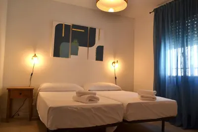 Cama o camas de una habitación en SunShine Juderia
