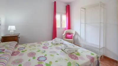 Cama o camas de una habitación en El Pinar La Puebla de Los Infantes by Ruralidays