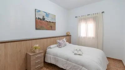 Cama o camas de una habitación en La Antigua Fábrica Teba by Ruralidays