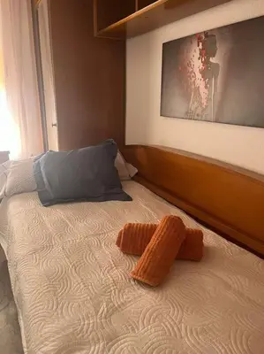 Cama o camas de una habitación en Apartamento Medina Azahara