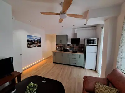 Una cocina o zona de cocina en Piso Jaén Parque