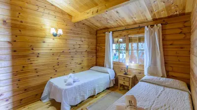 Cama o camas de una habitación en Casas Las Canteras Cuevas Bajas by Ruralidays