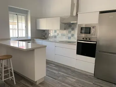Una cocina o zona de cocina en Apartamento Cañebolo