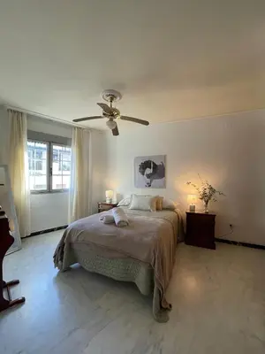 Cama o camas de una habitación en Apartamento Claudio Marcelo, 1
