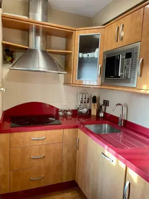 Una cocina o zona de cocina en Geysotur Puerta de la Mezquita