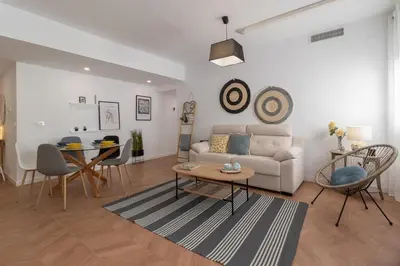 Zona de estar de Apartment in the city center