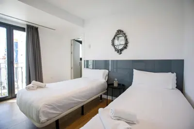 Cama o camas de una habitación en Cardenal Cervantes V