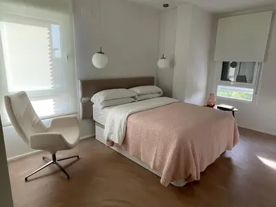 Cama o camas de una habitación en Loft Sotos de la Albolafia