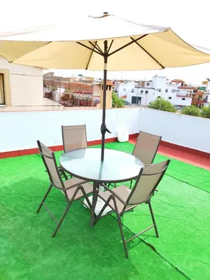 Un balcón o terraza de Hostal Casa Blanca