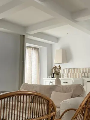 Zona de estar de Apartamento dúplex con piscina privada en terraza