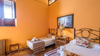 Cama o camas de una habitación en Casa del Corregidor