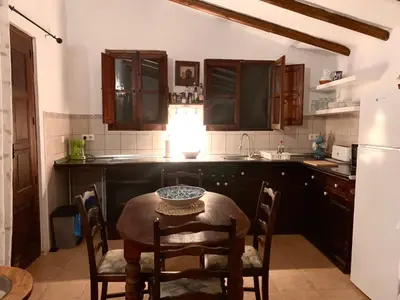 Una cocina o zona de cocina en Los Establos