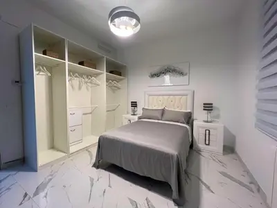 Cama o camas de una habitación en LA IBICENCA CORDOBA