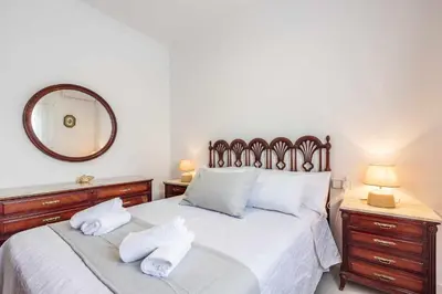 Cama o camas de una habitación en Casa Rural Berraquero