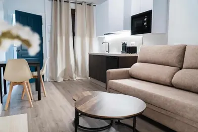 Zona de estar de Nido Baeza Suites