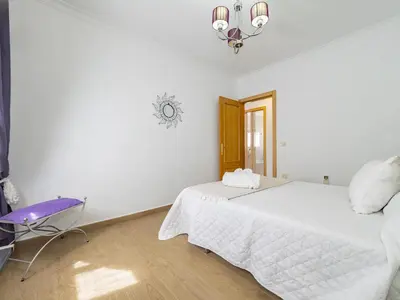 Cama o camas de una habitación en Cubo's Casa Camino del Cantinero