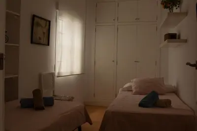 Cama o camas de una habitación en El Balcón de la Torre