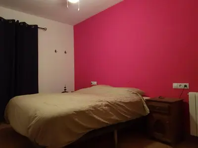 Cama o camas de una habitación en Mirador del Olivar