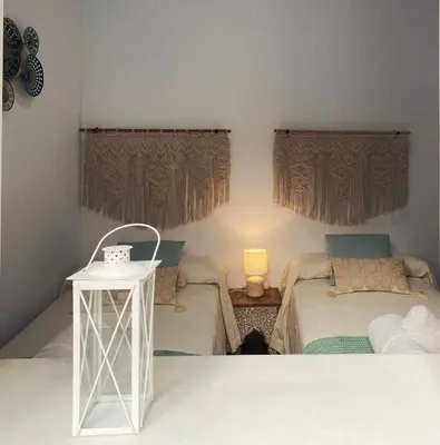 Cama o camas de una habitación en Rosmarinus Centro