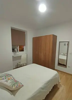 Cama o camas de una habitación en Apartamento Acerota, con parking gratuito