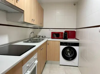 Una cocina o zona de cocina en Geysotur Puerta de Magdalena