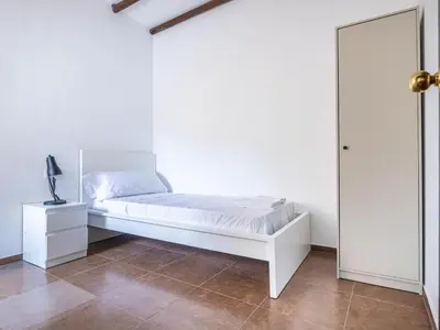 Cama o camas de una habitación en Villa Santa Teresa Vacacional Sevilla