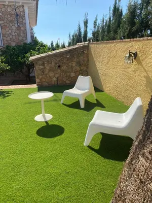 Jardín al aire libre en Casa Maleda