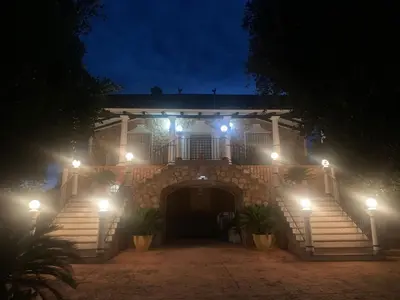 Jardín al aire libre en Casa Maleda