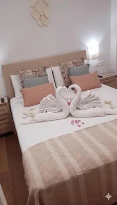 Cama o camas de una habitación en Apartamento la Marquesa