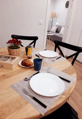 Zona de estar de Apartamento la Marquesa