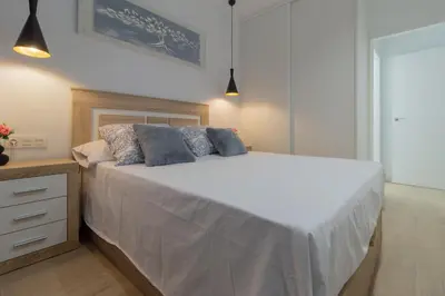Cama o camas de una habitación en Apartamento La Prevision
