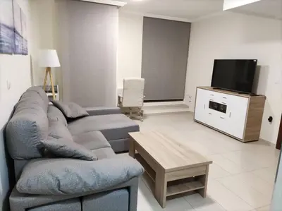 Una televisión o centro de entretenimiento en La Casita del Mirador
