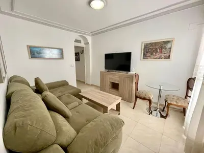 Una televisión o centro de entretenimiento en Geysotur Alderetes