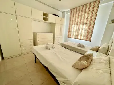 Cama o camas de una habitación en Geysotur Alderetes